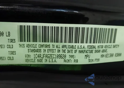 2014 Jeep Grand Cherokee Laredo from USA, damaged, VIN 1C4RJFAG2EC109620